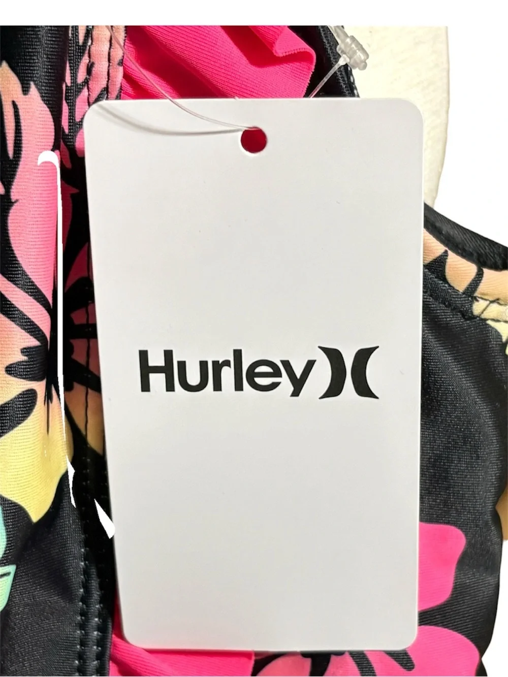 Hurley Girls 2-Piece Ruffle Tankini Swim Set Floral Print‎ Size M(7-8) NWT